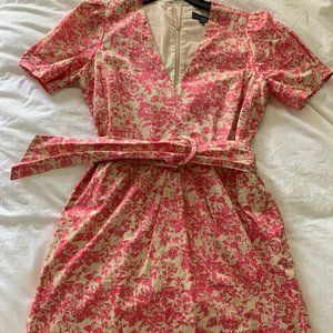 Lucy Paris Pink and Cream Women's Sundress